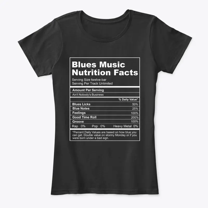 Blues Music Nutrition Facts