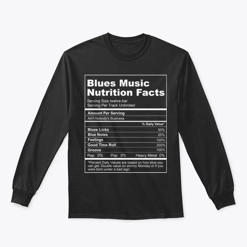 Blues Music Nutrition Facts